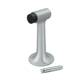Deltana - Floor Mount, 6'' Bumper, HD, Solid Brass - Brushed Chrome