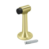 Deltana - Floor Mount, 6'' Bumper, HD, Solid Brass - Polished Brass