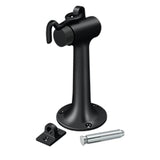 Deltana - Floor Mount, 6'' Bumper w/ Hook - Paint Black