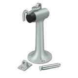 Deltana - Floor Mount, 6'' Bumper w/ Hook - Brushed Chrome