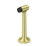 Deltana - Floor Mount, 8'' Bumper, HD, Solid Brass - Polished Brass