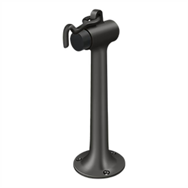 Deltana - Floor Mount, 8'' Bumper w/ Hook - Oil-rubbed Bronze