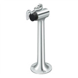 Deltana - Floor Mount, 8'' Bumper w/ Hook - Polished Chrome