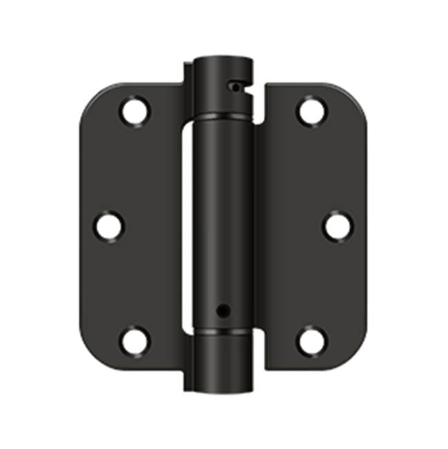 Deltana - 3-1/2'' x 3-1/2'' x 5/8'' Spring Hinge - Oil-rubbed Bronze