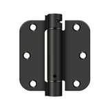 Deltana - 3-1/2'' x 3-1/2'' x 5/8'' Spring Hinge - Oil-rubbed Bronze