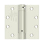 Deltana - 4-1/2'' x 4-1/2'' Spring Hinge, UL Listed - Prime Coat White