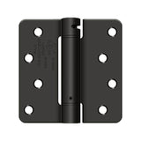 Deltana - 4'' x 4'' x 1/4'' Spring Hinge, UL Listed - Oil-rubbed Bronze