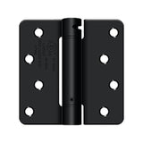 Deltana - 4'' x 4'' x 1/4'' Spring Hinge, UL Listed - Paint Black