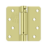 Deltana - 4'' x 4'' x 1/4'' Spring Hinge, UL Listed - Zinc Dichromate