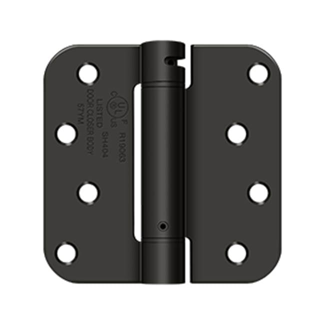 Deltana - 4'' x 4'' x 5/8'' Spring Hinge, UL Listed - Oil-rubbed Bronze