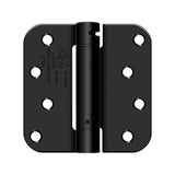 Deltana - 4'' x 4'' x 5/8'' Spring Hinge, UL Listed - Paint Black