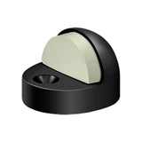 Deltana - Dome Stop High Profile, Solid Brass - Paint Black