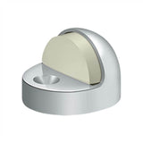 Deltana - Dome Stop High Profile, Solid Brass - Polished Chrome