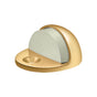 Deltana - Dome Stop Low Profile, Solid Brass - PVD Polished Brass