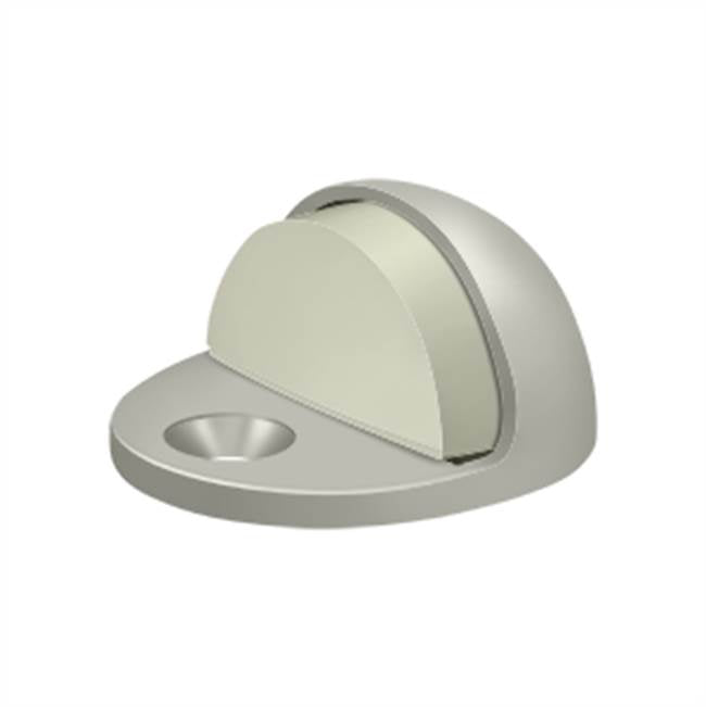 Deltana - Dome Stop Low Profile, Solid Brass - Brushed Nickel
