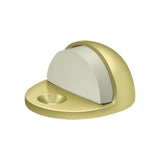 Deltana - Dome Stop Low Profile, Solid Brass - Polished Brass