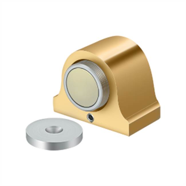 Deltana - Magnetic Dome Stop - PVD Polished Brass