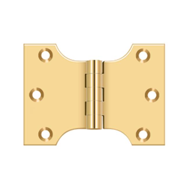 Deltana - 3'' x 4'' Hinge - PVD Polished Brass