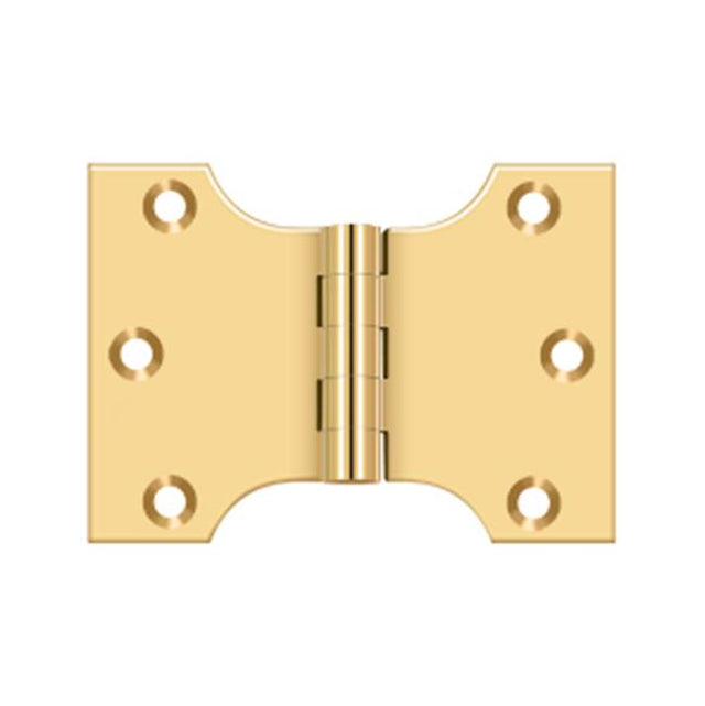 Deltana - 3'' x 4'' Hinge - PVD Polished Brass