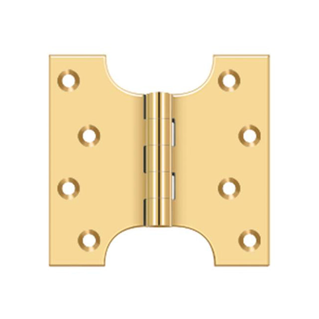 Deltana - 4'' x 4'' Hinge - PVD Polished Brass