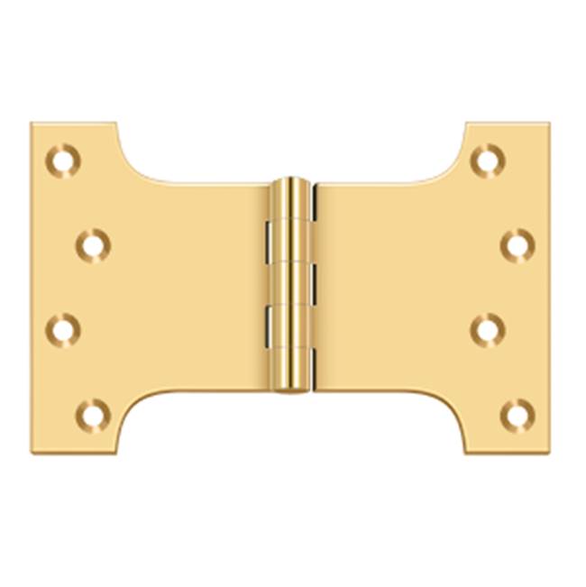 Deltana - 4'' x 6'' Hinge - PVD Polished Brass