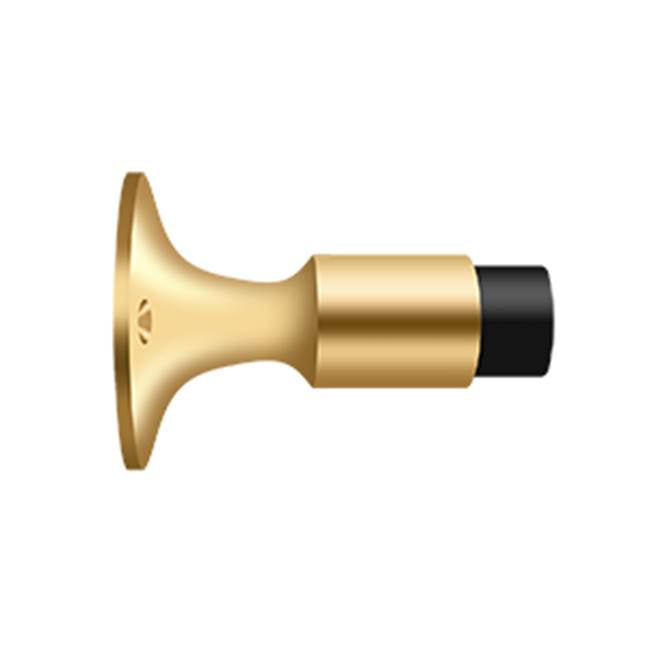 Deltana - 3-5/8'' Wall Mount Bumper - PVD Polished Brass