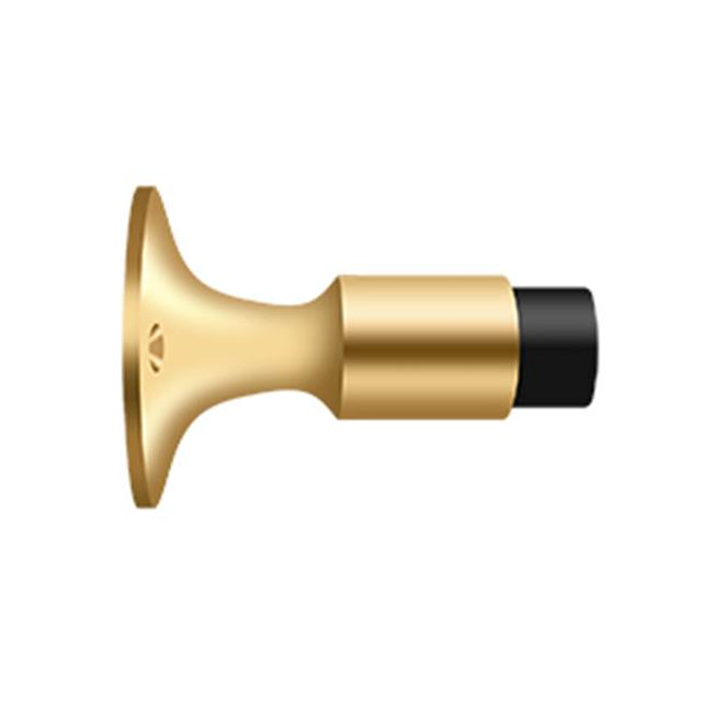 Deltana - 3-5/8'' Wall Mount Bumper - PVD Polished Brass