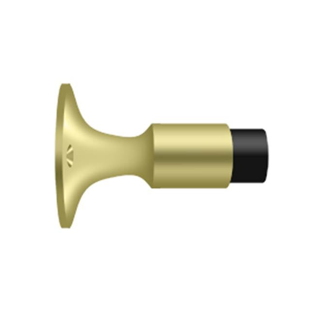 Deltana - 3-5/8'' Wall Mount Bumper - Polished Brass