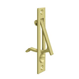 Deltana - Edge Pull, 4'' x 3/4'' - Polished Brass