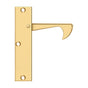 Deltana - Edge Pulls-Thin, 4-1/4'' x 1'' x 3/8'' - PVD Polished Brass
