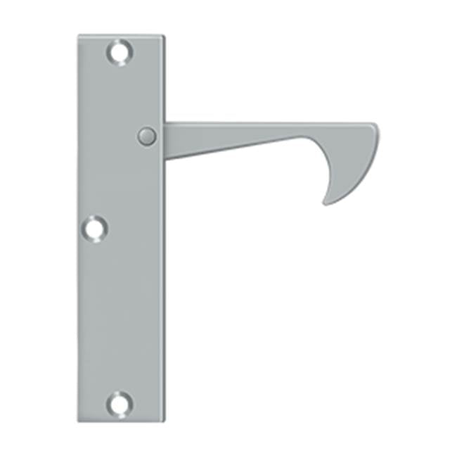 Deltana - Edge Pulls-Thin, 4-1/4'' x 1'' x 3/8'' - Brushed Chrome