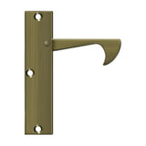 Deltana - Edge Pulls-Thin, 4-1/4'' x 1'' x 3/8'' - Antique Brass