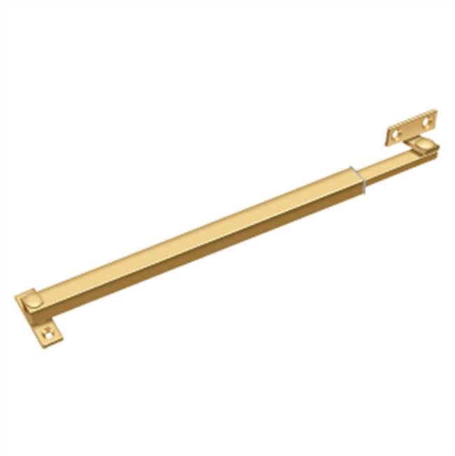 Deltana - 12'' Friction Casement Adjuster - PVD Polished Brass