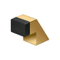 Deltana - Floor Door Bumper 1-1/4'', Contemporary, Solid Brass - PVD Polished Brass