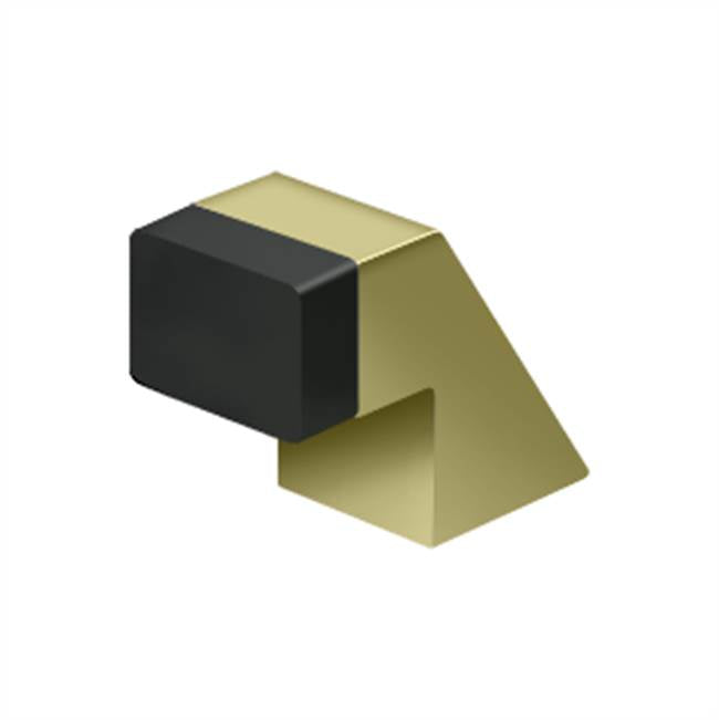 Deltana - Floor Door Bumper 1-1/4'', Contemporary, Solid Brass - Unlacquered Brass