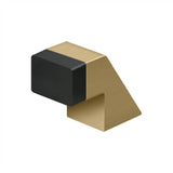 Deltana - Floor Door Bumper 1-1/4'', Contemporary, Solid Brass - Brushed Brass