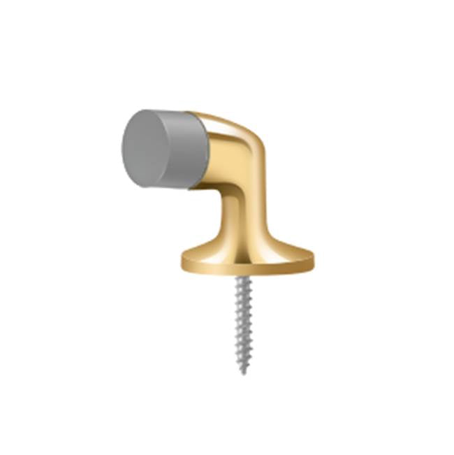 Deltana - Floor Door Bumper 1-3/8'', Solid Brass - PVD Polished Brass