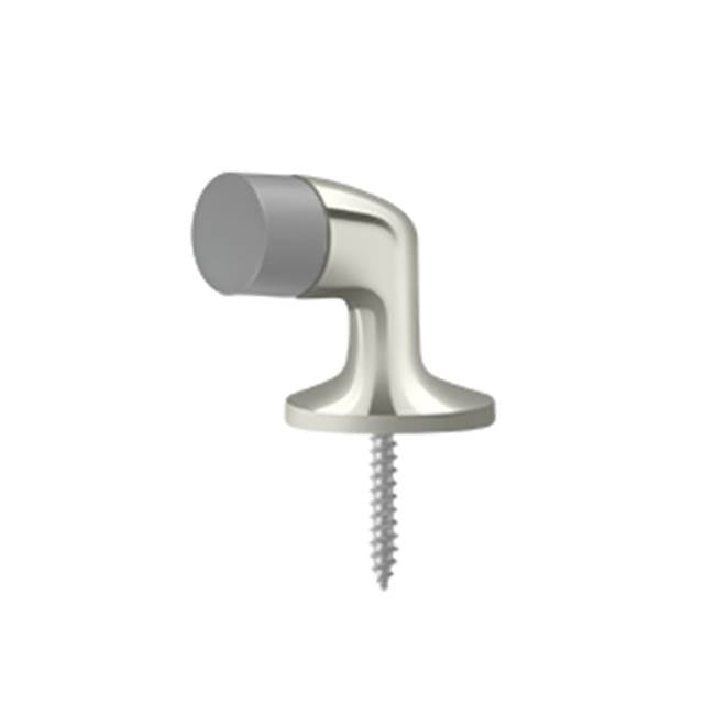 Deltana - Floor Door Bumper 1-3/8'', Solid Brass - Polished Nickel