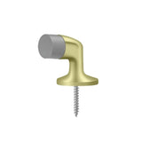 Deltana - Floor Door Bumper 1-3/8'', Solid Brass - Unlacquered Brass