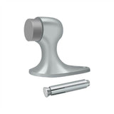 Deltana - Floor Door Bumper 2-1/8'', Solid Brass - Brushed Chrome