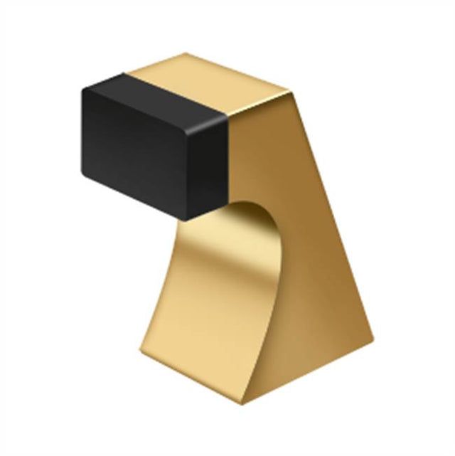 Deltana - Floor Door Bumper 2-1/2'', Contemporary, Solid Brass - PVD Polished Brass