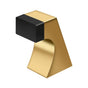 Deltana - Floor Door Bumper 2-1/2'', Contemporary, Solid Brass - PVD Polished Brass