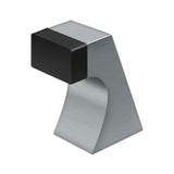Deltana - Floor Door Bumper 2-1/2'', Contemporary, Solid Brass - Brushed Chrome