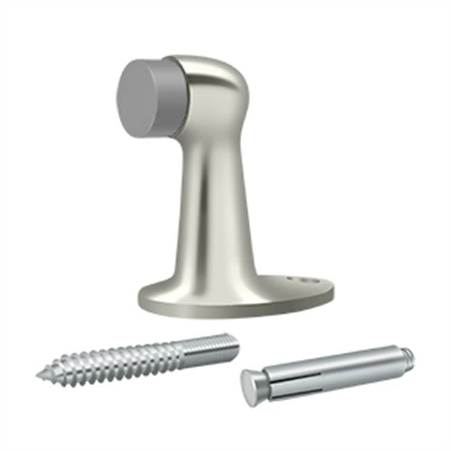 Deltana - Floor Door Bumper 2-7/8'', Solid Brass - Polished Nickel