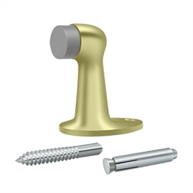 Deltana - Floor Door Bumper 2-7/8'', Solid Brass - Unlacquered Brass