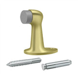Deltana - Floor Door Bumper 2-7/8'', Solid Brass - Polished Brass