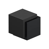 Deltana - Floor Door Bumper 1-3/4'', Cube, Contemporary, Stainless Steel - Paint Black