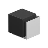 Deltana - Floor Door Bumper 1-3/4'', Cube, Contemporary, Stainless Steel - Polished Stainless
