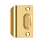 Deltana - Full Lip Strike Plate For Ball Catch and Roller Catch - PVD Polished Brass