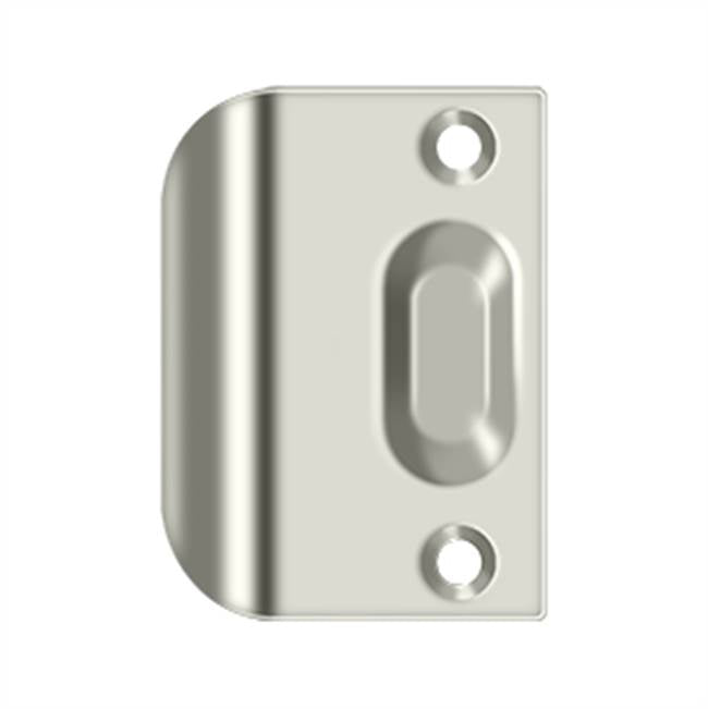 Deltana - Full Lip Strike Plate For Ball Catch and Roller Catch - Polished Nickel